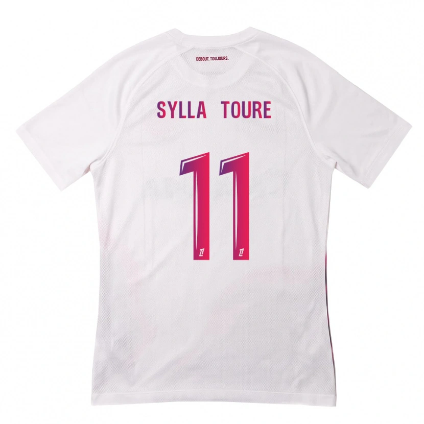 Danxen Damen Ismael Sylla Touré #11 Weiß Pink Lila Auswärtstrikot Trikot 2026/27 T-Shirt
