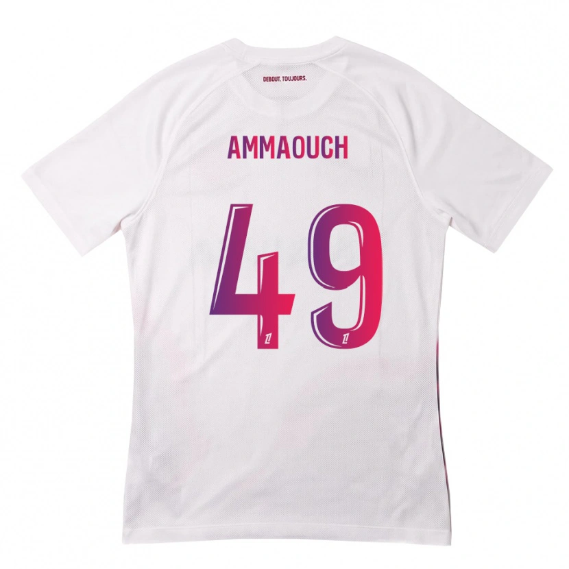 Danxen Damen Aymen Amaaouch #49 Weiß Pink Lila Auswärtstrikot Trikot 2026/27 T-Shirt