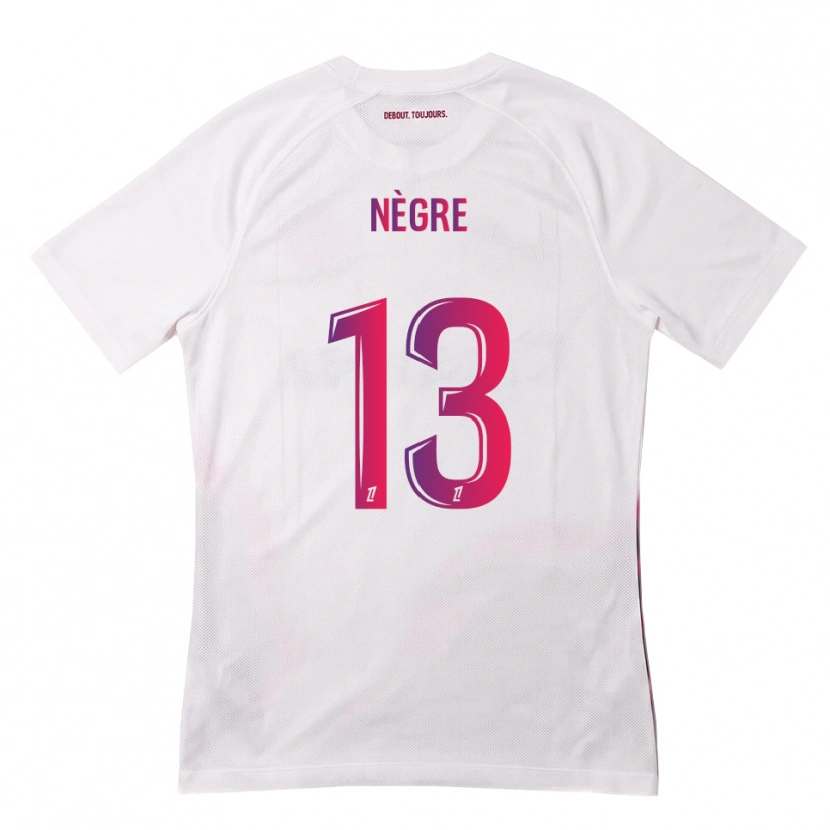 Danxen Damen Thibo Nègre #13 Weiß Pink Lila Auswärtstrikot Trikot 2026/27 T-Shirt