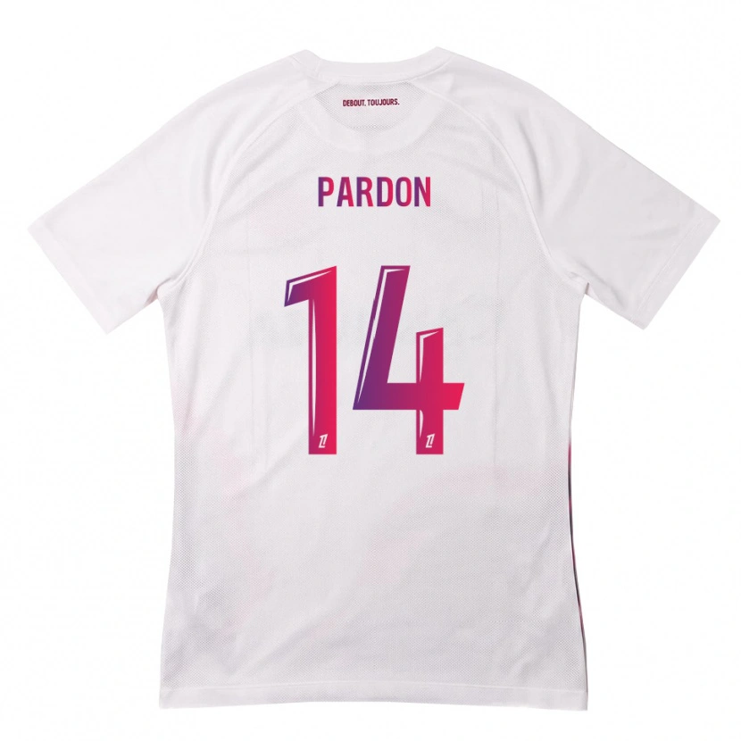 Danxen Damen Pauline Pardon #14 Weiß Pink Lila Auswärtstrikot Trikot 2026/27 T-Shirt