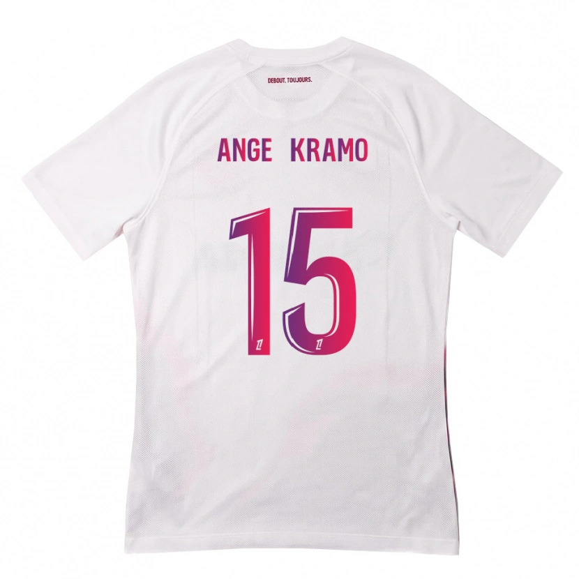 Danxen Damen Marie Ange Kramo #15 Weiß Pink Lila Auswärtstrikot Trikot 2026/27 T-Shirt