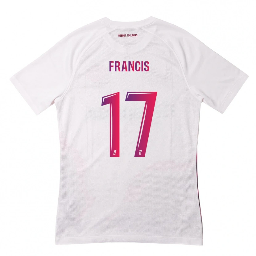 Danxen Damen Abu Francis #17 Weiß Pink Lila Auswärtstrikot Trikot 2026/27 T-Shirt