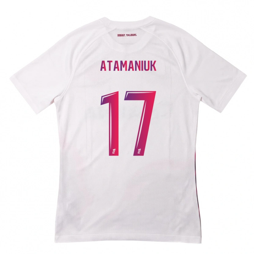 Danxen Damen Alexandra Atamaniuk #17 Weiß Pink Lila Auswärtstrikot Trikot 2026/27 T-Shirt