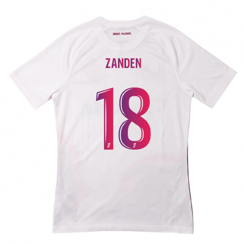 Danxen Damen Oliver Zandén #18 Weiß Pink Lila Auswärtstrikot Trikot 2026/27 T-Shirt