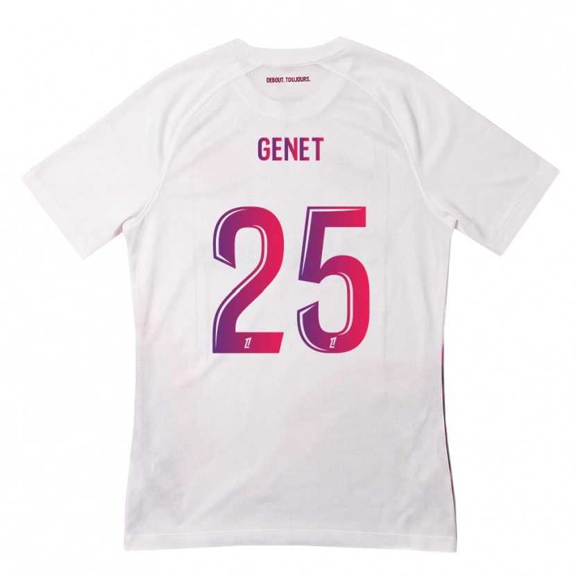 Danxen Damen Marine Genet #25 Weiß Pink Lila Auswärtstrikot Trikot 2026/27 T-Shirt