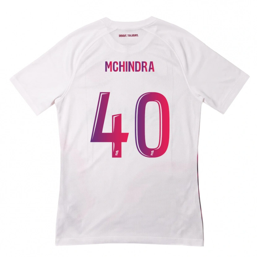 Danxen Damen Naime Said Mchindra #40 Weiß Pink Lila Auswärtstrikot Trikot 2026/27 T-Shirt