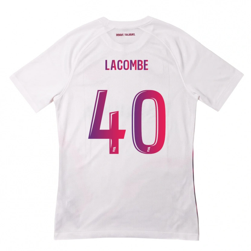 Danxen Damen Justin Lacombe #40 Weiß Pink Lila Auswärtstrikot Trikot 2026/27 T-Shirt