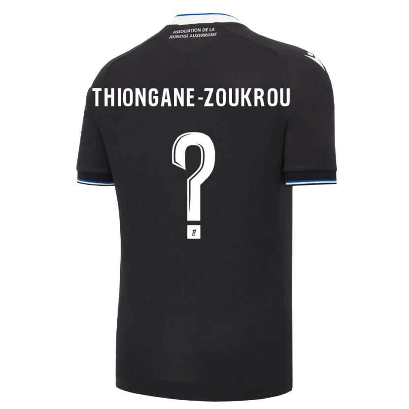 Danxen Damen Ackah-Tidiane Zoukrou #0 Schwarz Blau Weiß Auswärtstrikot Trikot 2026/27 T-Shirt