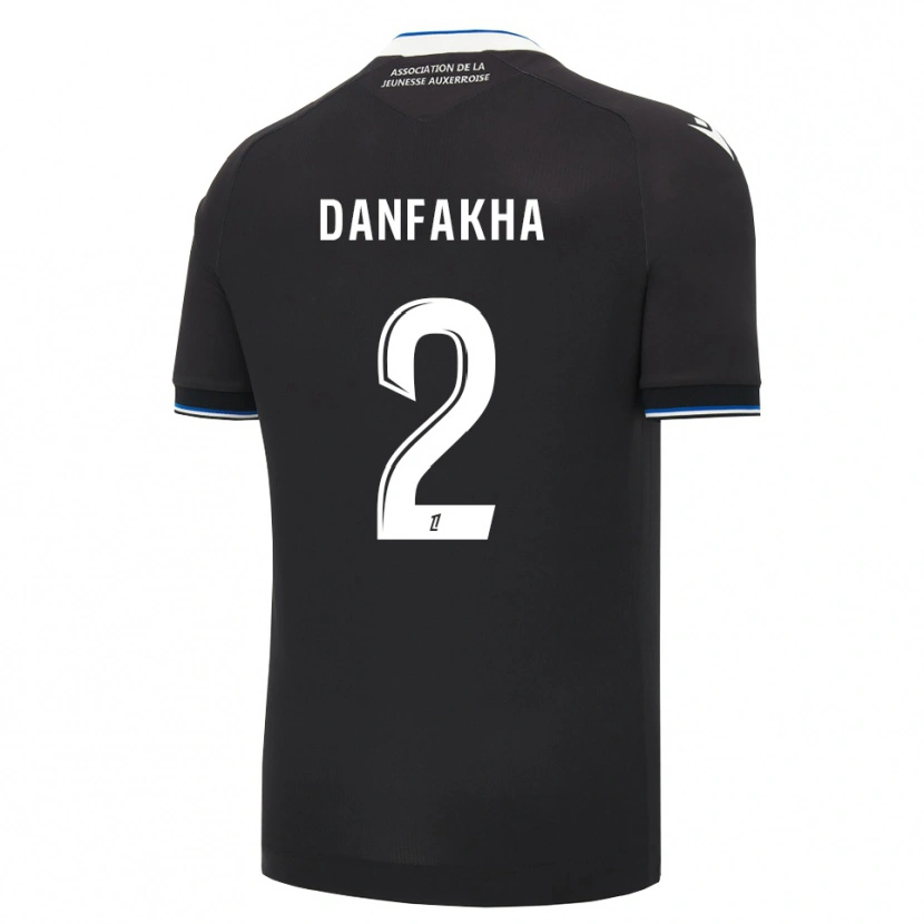 Danxen Damen Salimou Danfakha #2 Schwarz Blau Weiß Auswärtstrikot Trikot 2026/27 T-Shirt