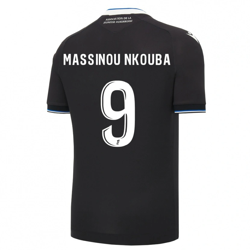 Danxen Damen Pierre Massinou Nkouba #9 Schwarz Blau Weiß Auswärtstrikot Trikot 2026/27 T-Shirt