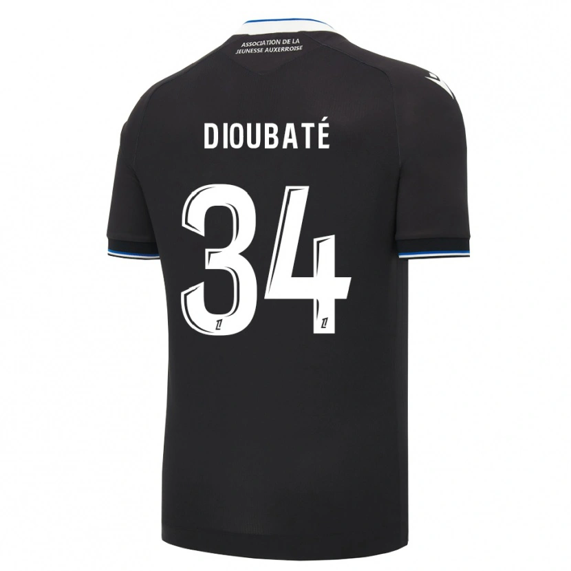 Danxen Damen Lamfia Dioubaté #34 Schwarz Blau Weiß Auswärtstrikot Trikot 2026/27 T-Shirt