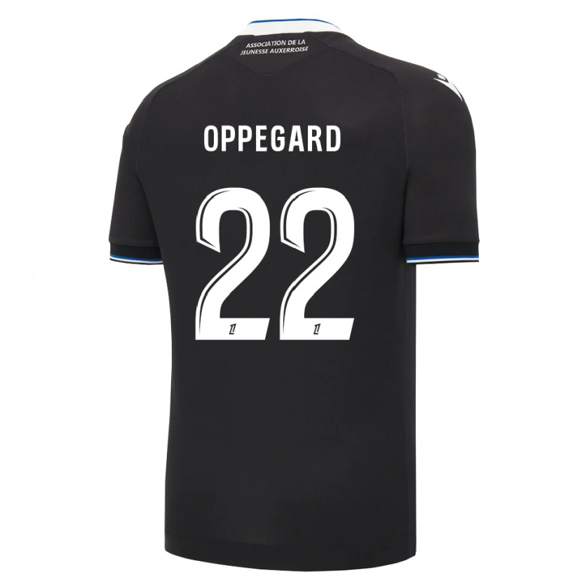 Danxen Damen Fredrik Oppegård #22 Schwarz Blau Weiß Auswärtstrikot Trikot 2026/27 T-Shirt