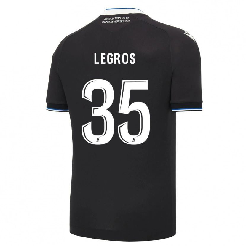 Danxen Damen Elikya Legros #35 Schwarz Blau Weiß Auswärtstrikot Trikot 2026/27 T-Shirt