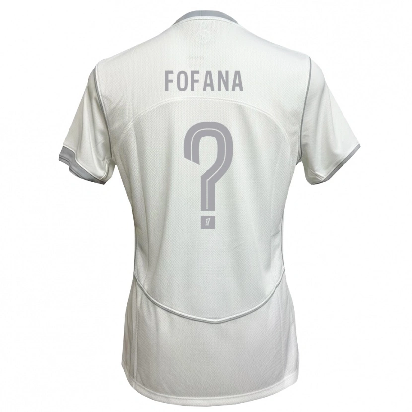 Danxen Damen N'faly Fofana #0 Weiß Grau Auswärtstrikot Trikot 2026/27 T-Shirt