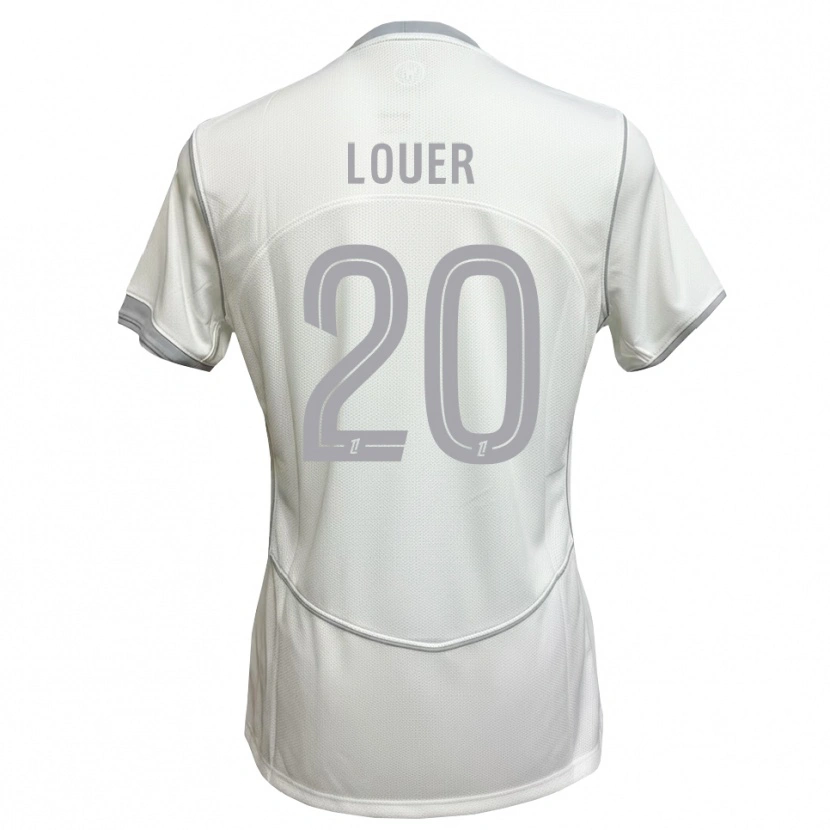 Danxen Damen Marius Louër #20 Weiß Grau Auswärtstrikot Trikot 2026/27 T-Shirt