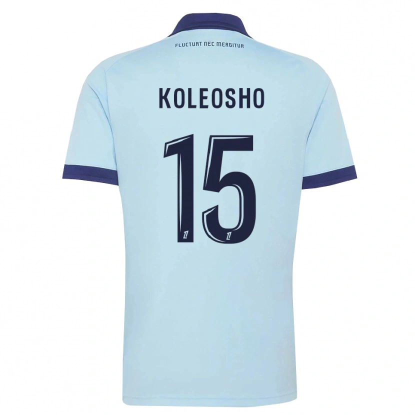 Danxen Damen Luca Koleosho #15 Kornblumenblau Schwarz Auswärtstrikot Trikot 2026/27 T-Shirt