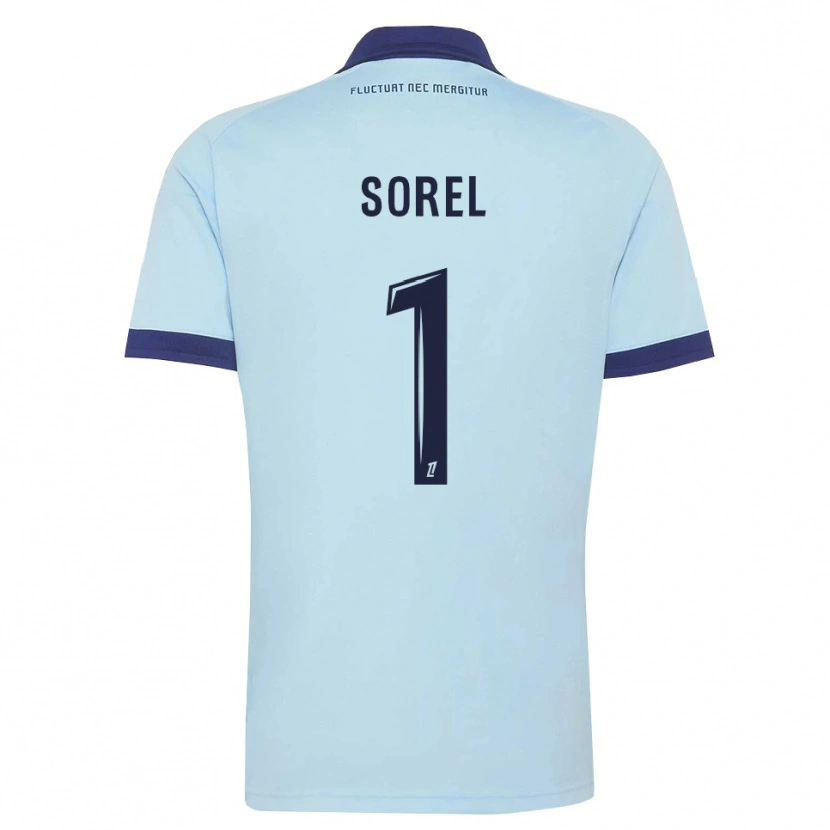 Danxen Damen Sacha Sorel #1 Kornblumenblau Schwarz Auswärtstrikot Trikot 2026/27 T-Shirt