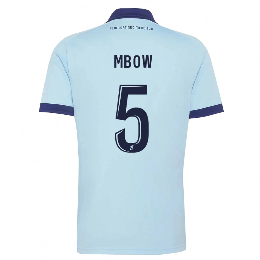 Danxen Damen Moustapha Mbow #5 Kornblumenblau Schwarz Auswärtstrikot Trikot 2026/27 T-Shirt