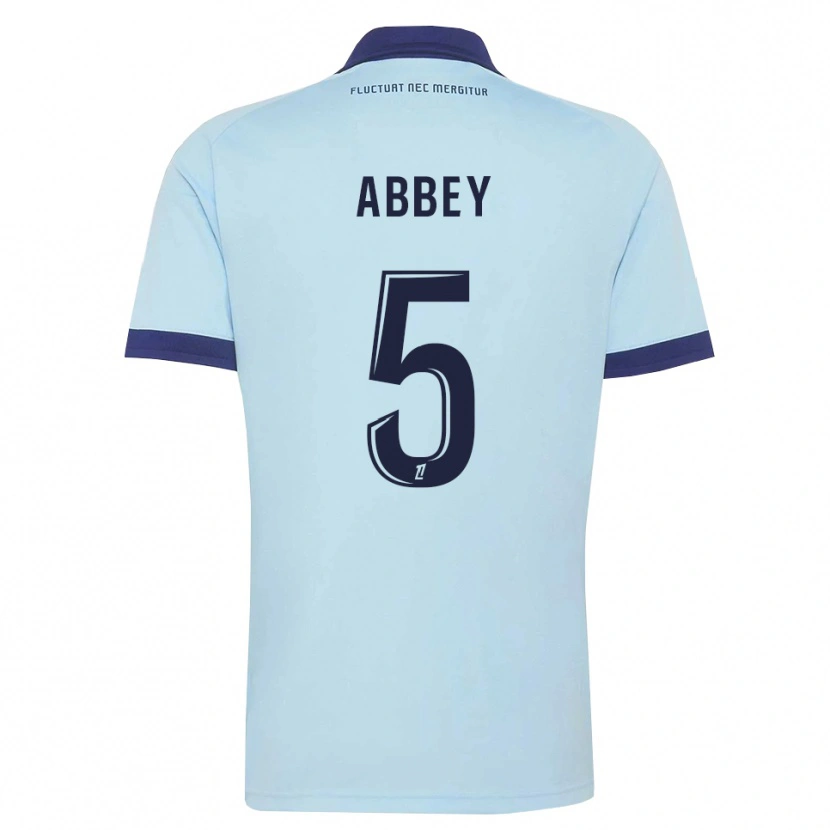 Danxen Damen Emmanuel Abbey #5 Kornblumenblau Schwarz Auswärtstrikot Trikot 2026/27 T-Shirt
