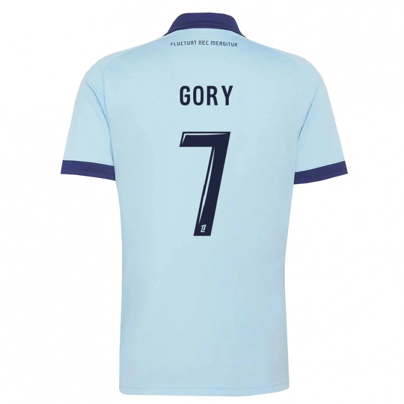 Danxen Damen Alimami Gory #7 Kornblumenblau Schwarz Auswärtstrikot Trikot 2026/27 T-Shirt
