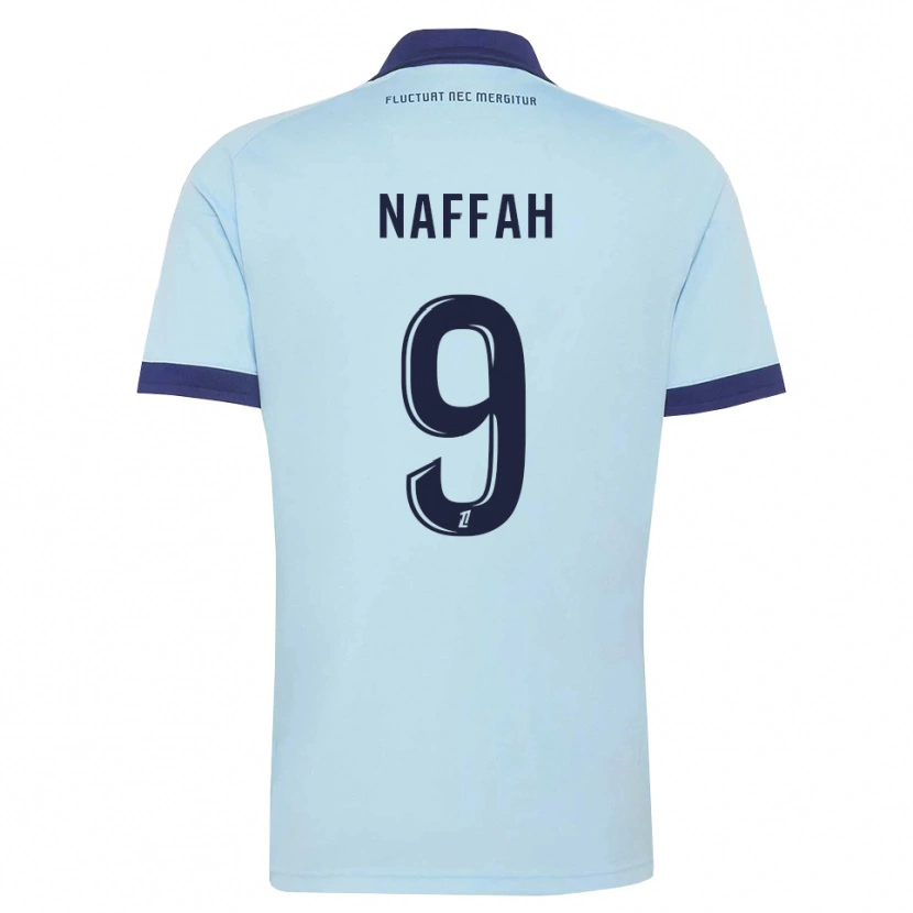 Danxen Damen Chahine Naffah #9 Kornblumenblau Schwarz Auswärtstrikot Trikot 2026/27 T-Shirt
