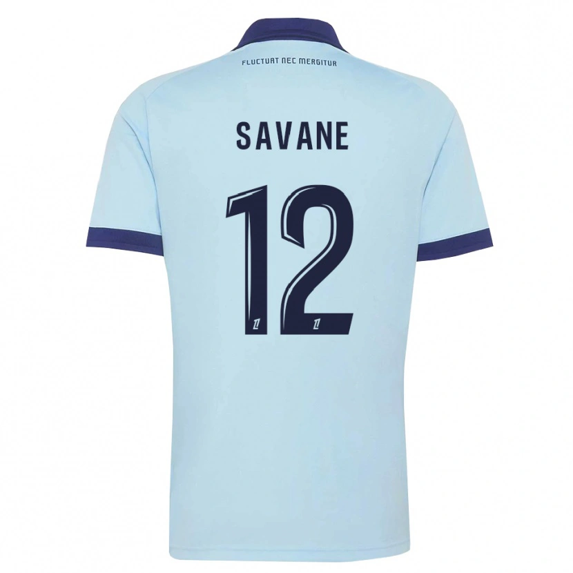 Danxen Damen Mohamed Savane #12 Kornblumenblau Schwarz Auswärtstrikot Trikot 2026/27 T-Shirt