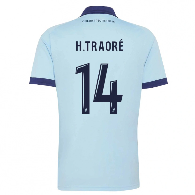 Danxen Damen Hamari Traoré #14 Kornblumenblau Schwarz Auswärtstrikot Trikot 2026/27 T-Shirt