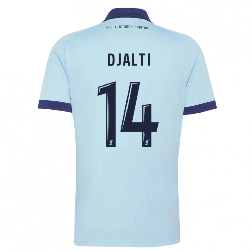 Danxen Damen Nadir Djalti #14 Kornblumenblau Schwarz Auswärtstrikot Trikot 2026/27 T-Shirt