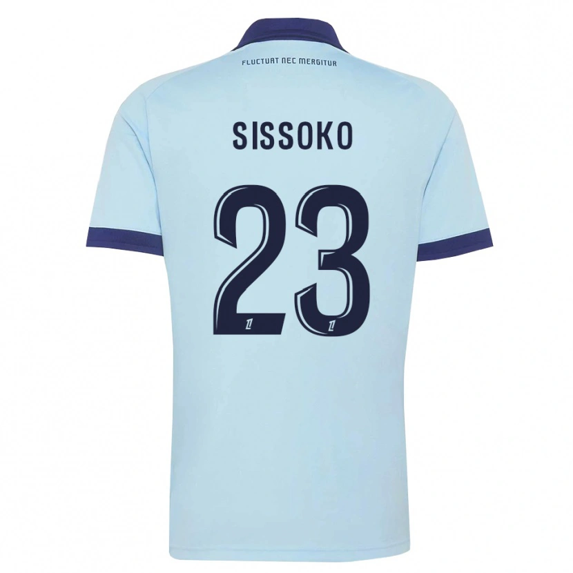 Danxen Damen Teninsoun Sissoko #23 Kornblumenblau Schwarz Auswärtstrikot Trikot 2026/27 T-Shirt