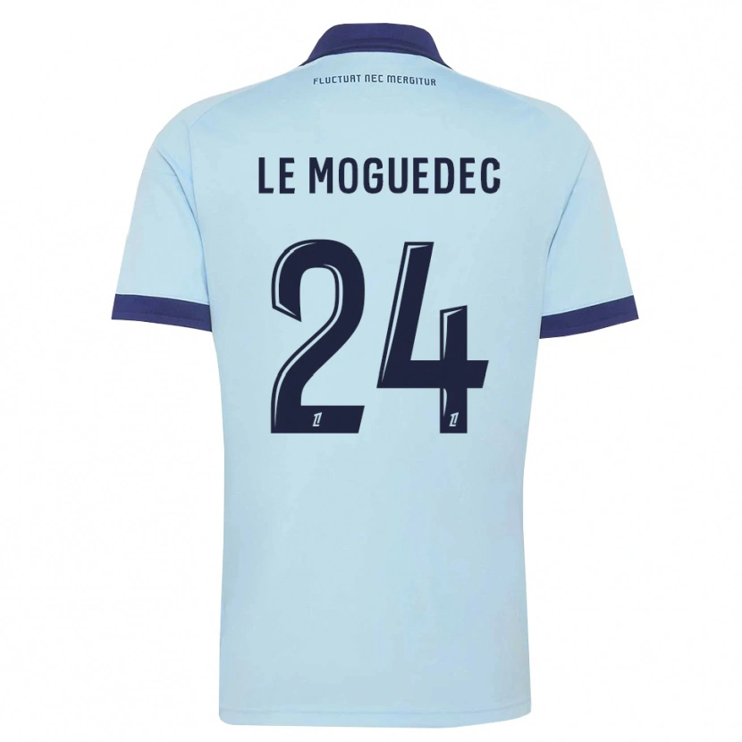Danxen Damen Anaële Le Moguedec #24 Kornblumenblau Schwarz Auswärtstrikot Trikot 2026/27 T-Shirt
