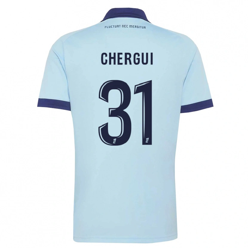 Danxen Damen Samir Chergui #31 Kornblumenblau Schwarz Auswärtstrikot Trikot 2026/27 T-Shirt
