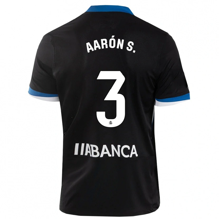Danxen Damen Aarón Sánchez #3 Schwarz Blau Weiß Auswärtstrikot Trikot 2026/27 T-Shirt
