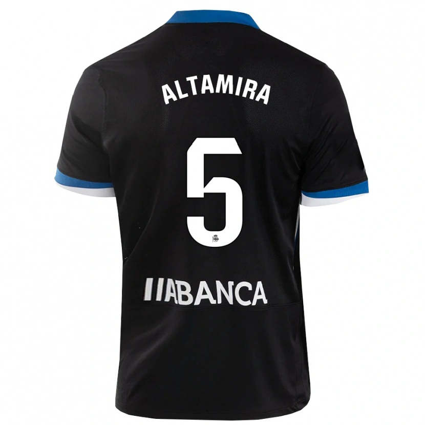 Danxen Damen Inés Altamira #5 Schwarz Blau Weiß Auswärtstrikot Trikot 2026/27 T-Shirt