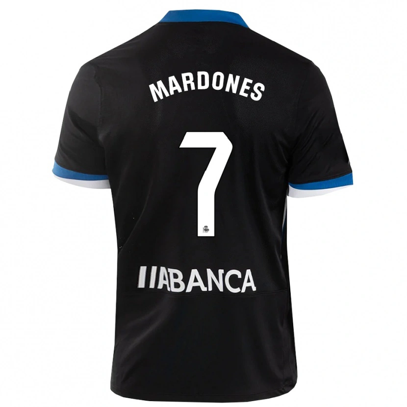Danxen Damen Alvaro Mardones #7 Schwarz Blau Weiß Auswärtstrikot Trikot 2026/27 T-Shirt