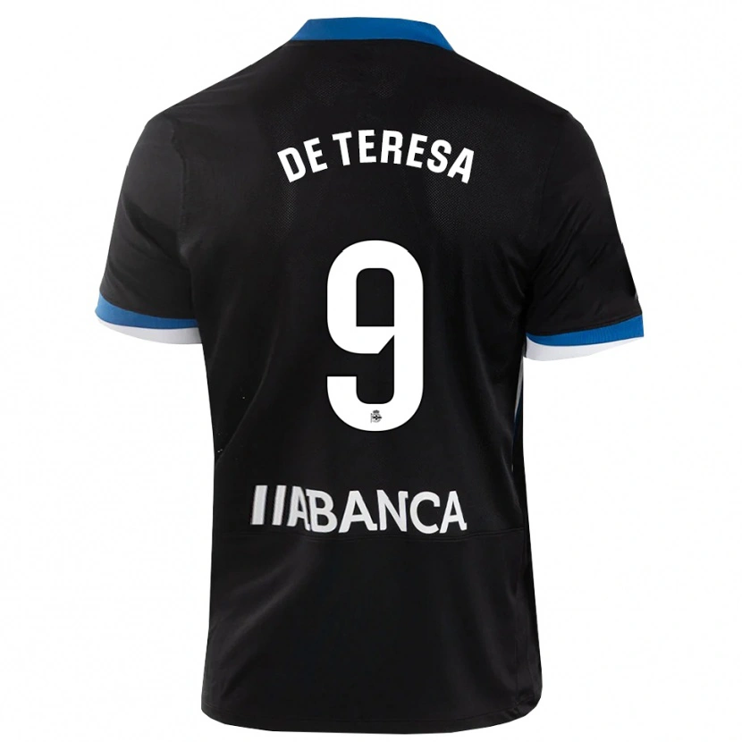 Danxen Damen Ana Lucía De Teresa #9 Schwarz Blau Weiß Auswärtstrikot Trikot 2026/27 T-Shirt