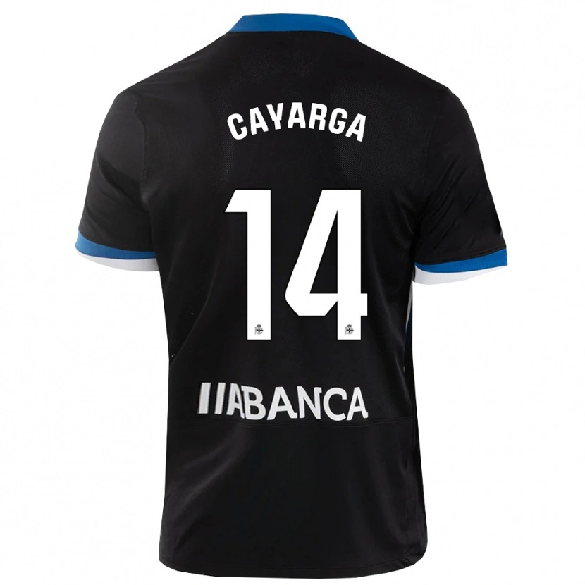 Danxen Damen Berto Cayarga #14 Schwarz Blau Weiß Auswärtstrikot Trikot 2026/27 T-Shirt