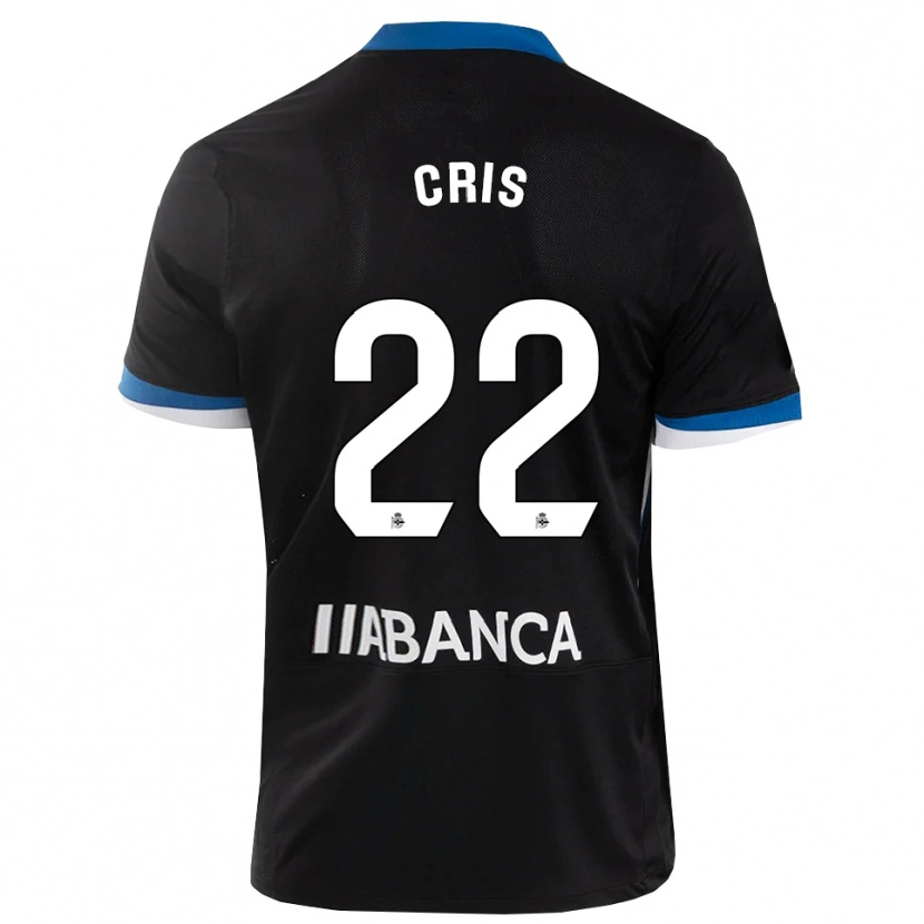 Danxen Damen Cris #22 Schwarz Blau Weiß Auswärtstrikot Trikot 2026/27 T-Shirt