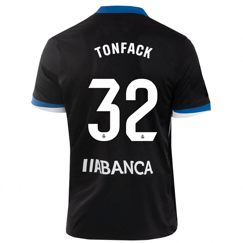 Danxen Damen Bil Nsongo #32 Schwarz Blau Weiß Auswärtstrikot Trikot 2026/27 T-Shirt