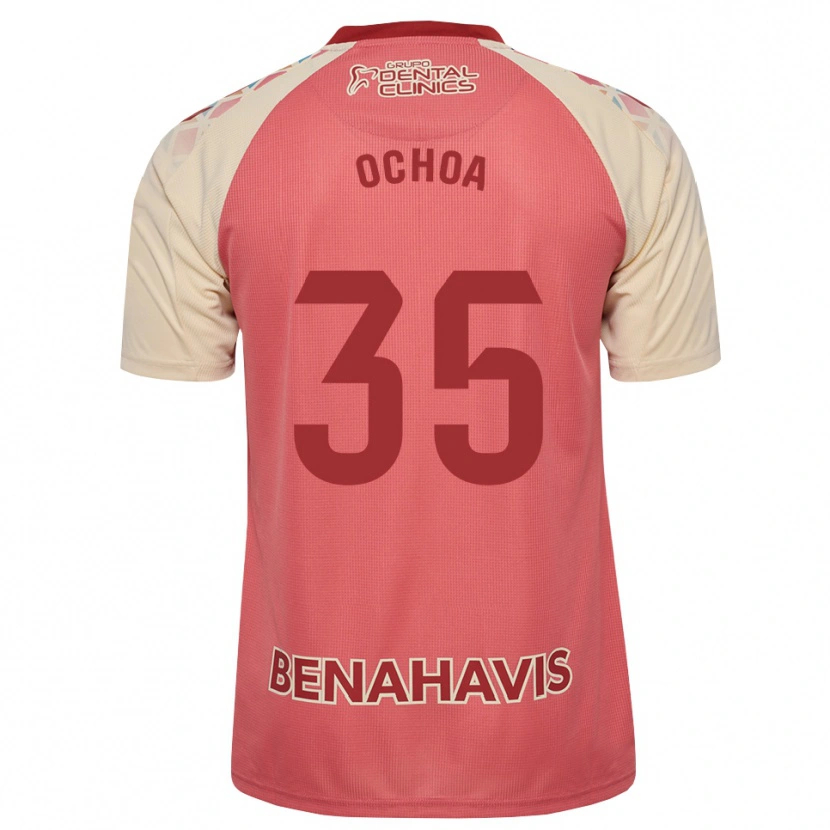Danxen Damen Aarón Ochoa #35 Hellrosa Rot Blau Auswärtstrikot Trikot 2026/27 T-Shirt