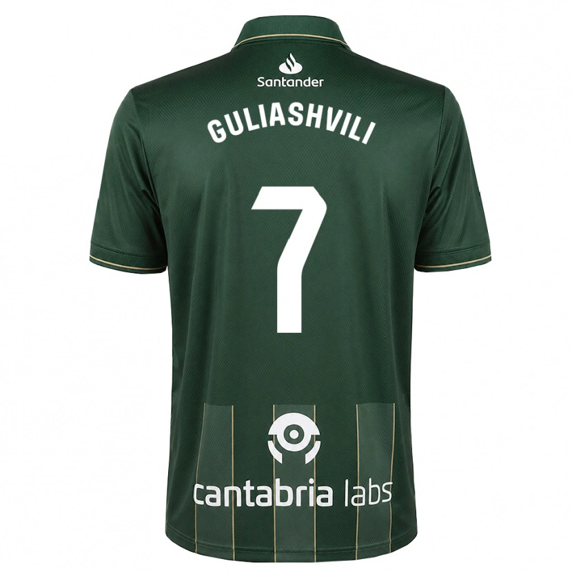Danxen Damen Giorgi Guliashvili #7 Dunkelgrauweiß Auswärtstrikot Trikot 2026/27 T-Shirt