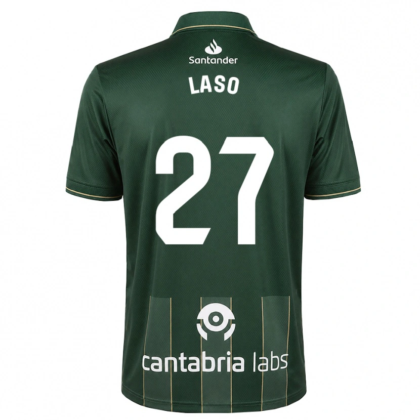 Danxen Damen Alejandro Laso #27 Dunkelgrauweiß Auswärtstrikot Trikot 2026/27 T-Shirt