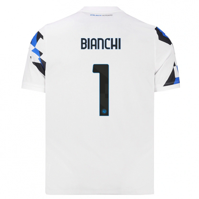 Danxen Damen Mattia Bianchi #1 Weiß Rot Blau Auswärtstrikot Trikot 2026/27 T-Shirt