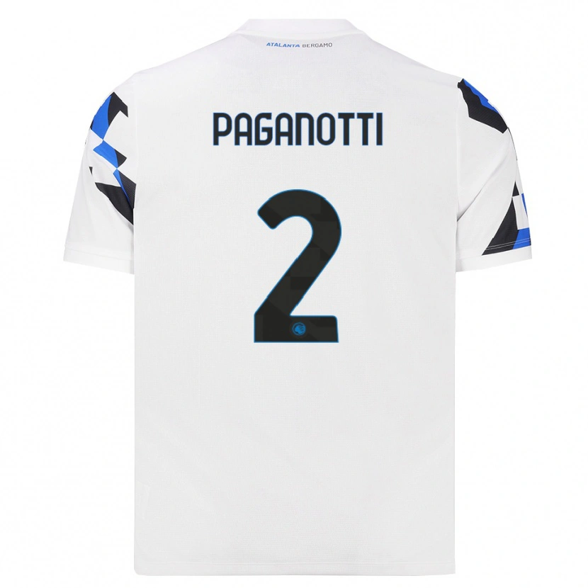 Danxen Damen Emanuele Paganotti #2 Weiß Rot Blau Auswärtstrikot Trikot 2026/27 T-Shirt