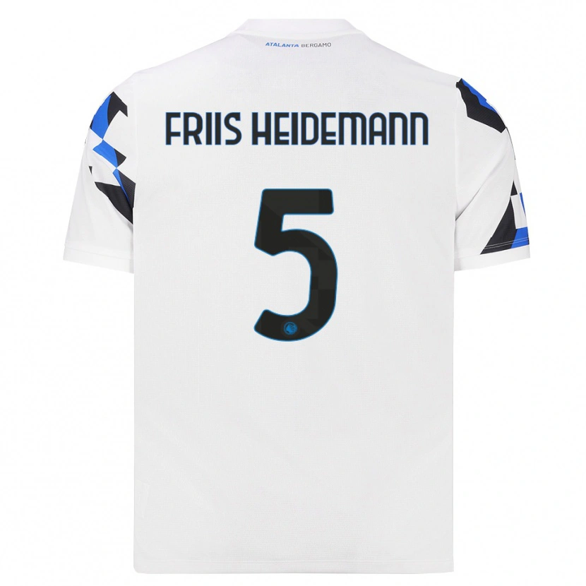 Danxen Damen Lukas Friis Heidemann #5 Weiß Rot Blau Auswärtstrikot Trikot 2026/27 T-Shirt