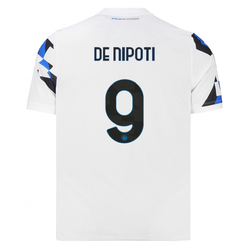 Danxen Damen Tommaso De Nipoti #9 Weiß Rot Blau Auswärtstrikot Trikot 2026/27 T-Shirt