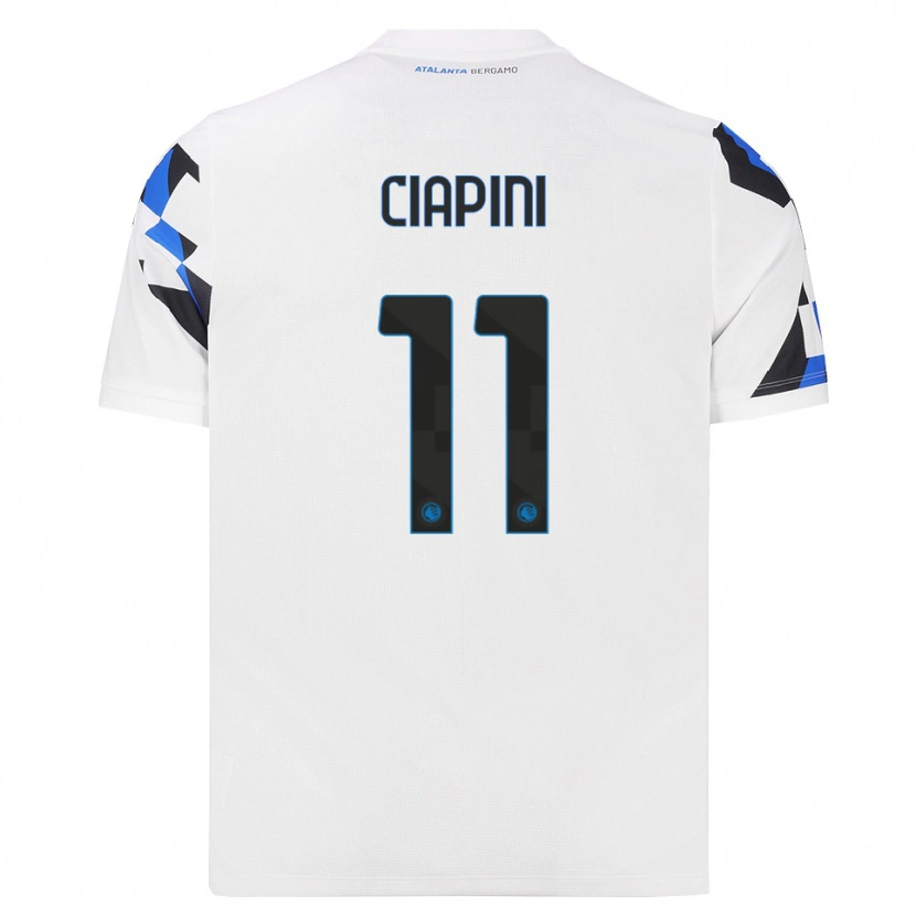 Danxen Damen Adriano Ciapini #11 Weiß Rot Blau Auswärtstrikot Trikot 2026/27 T-Shirt