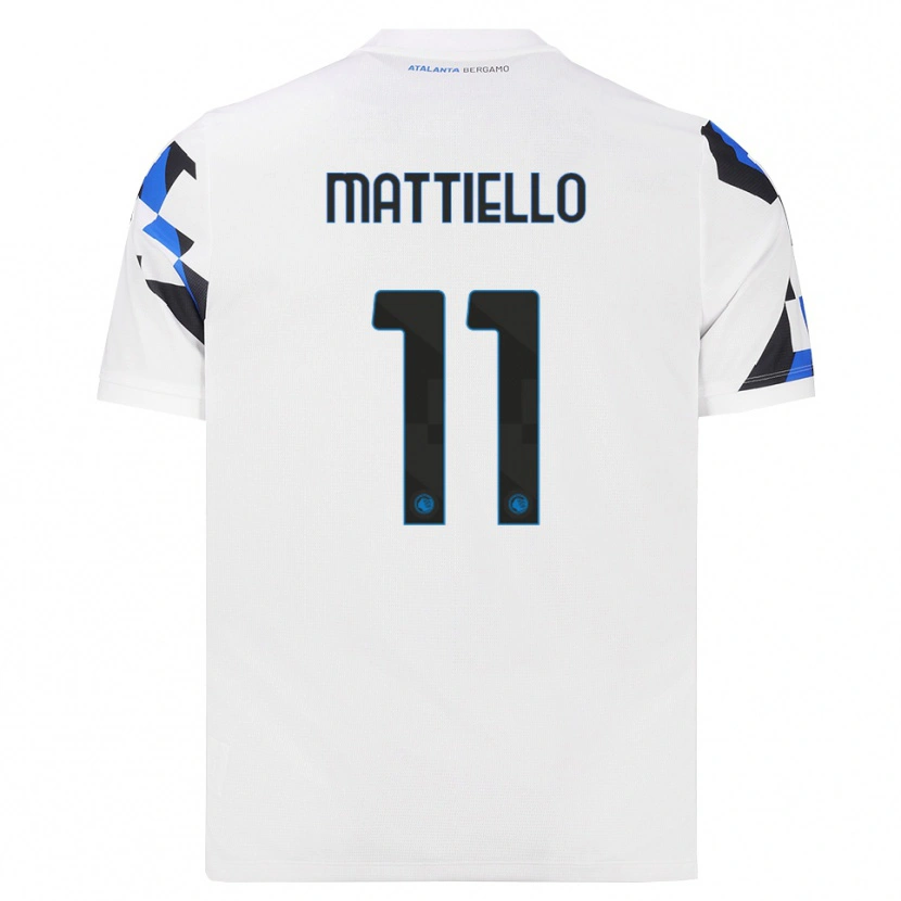 Danxen Damen Federico Mattiello #11 Weiß Rot Blau Auswärtstrikot Trikot 2026/27 T-Shirt