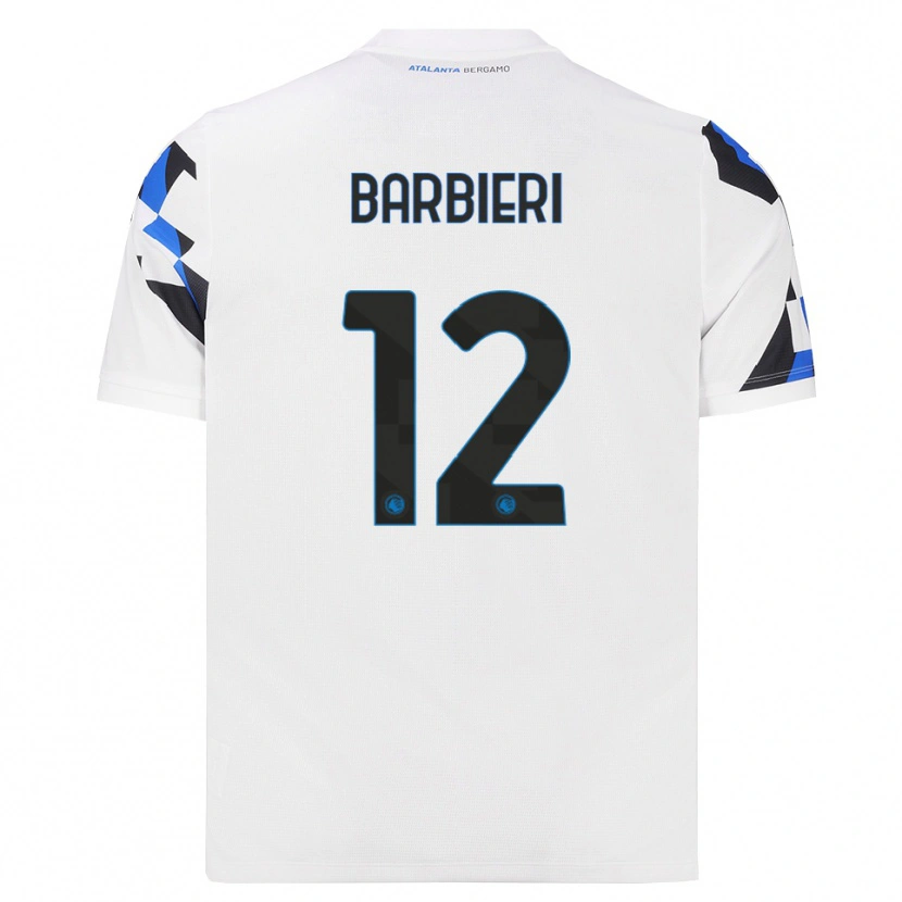 Danxen Damen Alessandro Barbieri #12 Weiß Rot Blau Auswärtstrikot Trikot 2026/27 T-Shirt