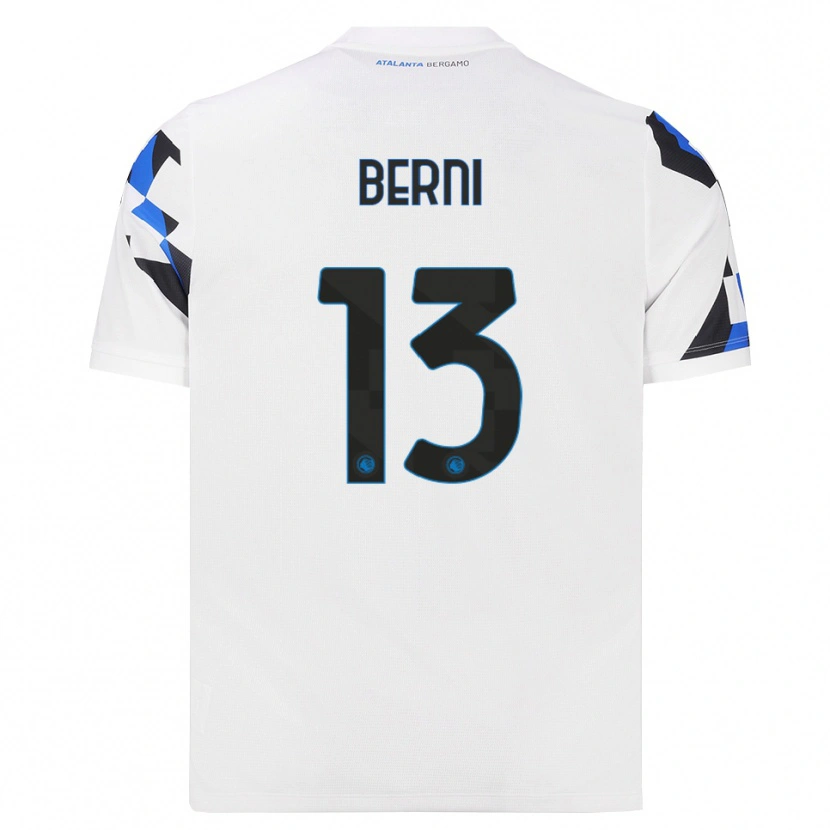 Danxen Damen Matteo Berni #13 Weiß Rot Blau Auswärtstrikot Trikot 2026/27 T-Shirt