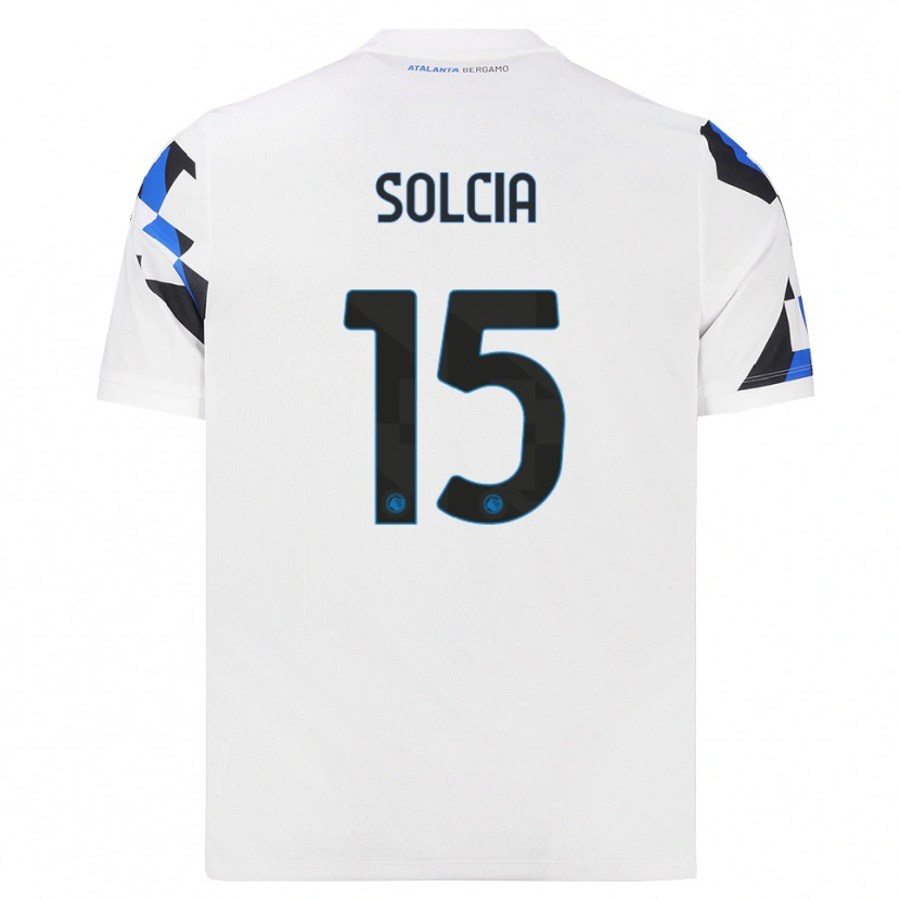 Danxen Damen Daniele Solcia #15 Weiß Rot Blau Auswärtstrikot Trikot 2026/27 T-Shirt